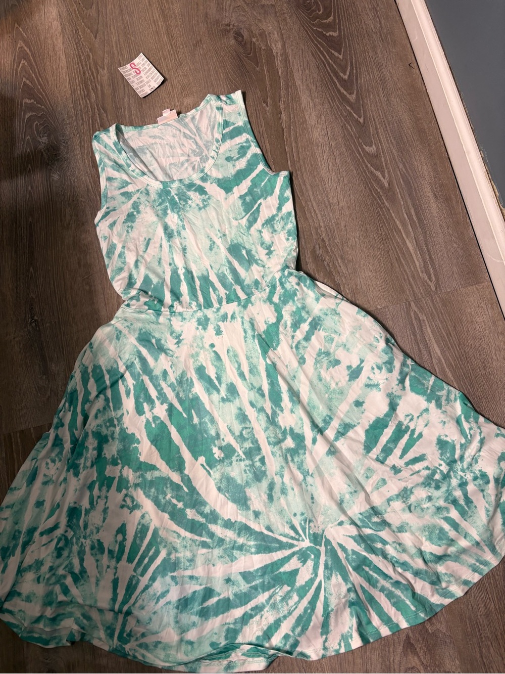 Lularoe Nicki tie dye dress small new with tag has 2 side pockets